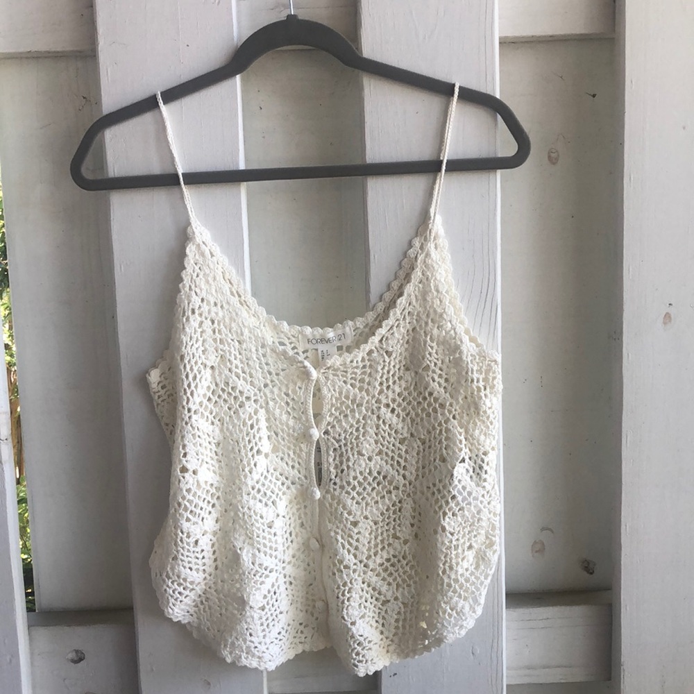 NWT Forever 21 Crochet Tank